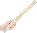 goodland 160 LED Closet Lights Motion Sensor Under Cabinet Lights Indoor Lighting 3000mAh Battery Powered Light Bar Dimmable Rechargeable Closet Light for Kitchen, Wardrobe, Stairs(1 Pack)