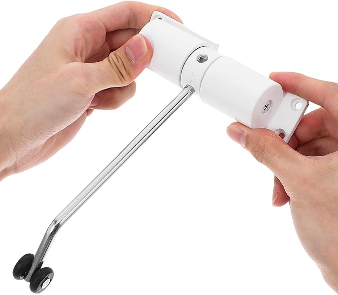 NUOBESTY Automatic Adjustable Spring Door Closer Silent Heavy Duty Aluminum Alloy for Home and Office with Pneumatic Mounting and Position Control Random Color