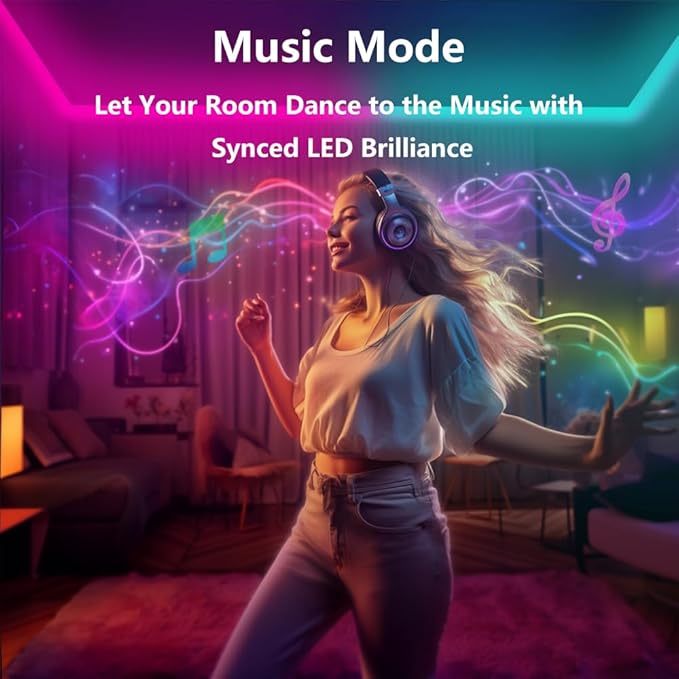WS2812b Kit Individually Addressable LED Strip 16.4FT 30Pixels/m, Bluetooth APP Remote Control Music Sync,RGB IC Smart Pixel LED Strip Lights USB 5V for Room Home TV Party Decoration