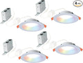 HAL0 6" Smart Wi-Fi® Recessed Canless LED Downlight 4-Pack, Connected by WiZ Pro - RLWZC612-4PK