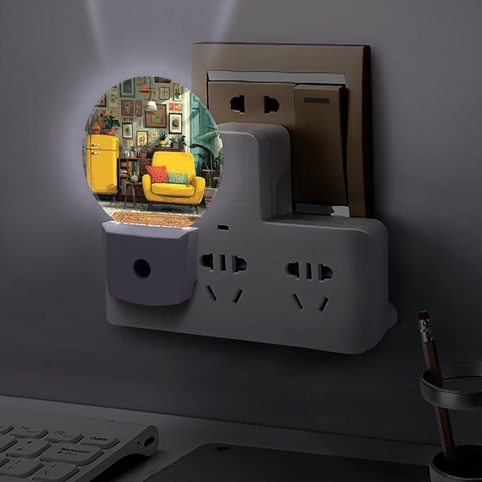 LED Night Light, Vital Interior Smart Sensor Night Lights Plug Into Wall with Auto Dusk to Dawn, Soft Glow Nightlight for Bedroom, Bathroom, Hallway, Stairway