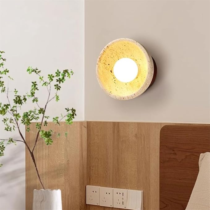 Lighting Vintage Industrial Wall Lights Kitchen Decor Wall Mount Sconce Stone Wall Sconce Lights for Bedroom Hallway Hotel Corridor Stairs Home Decoration
