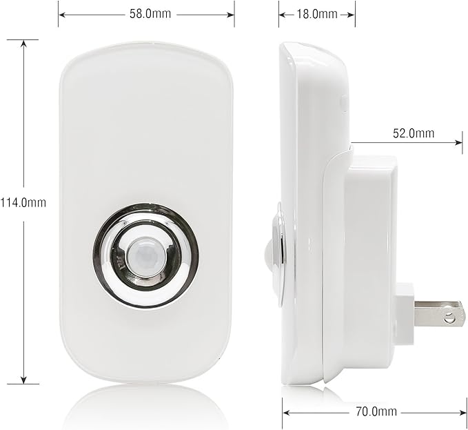 Sensky 3-in-1 Motion Sensor Night Light Plug in, Rechargeable Flashlight, Emergency Night Light for Bedroom, Bathroom, Living Room, Stairways, Hallways