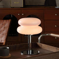 Mushroom Lamp Table Lamp for Night Stands,Mid Century Modern Desk Lamps for Bedroom, Vintage Dimmable Bedside Small Lamps, Cute Cool Home Room Aesthetic Decor for Living Room (Pink)