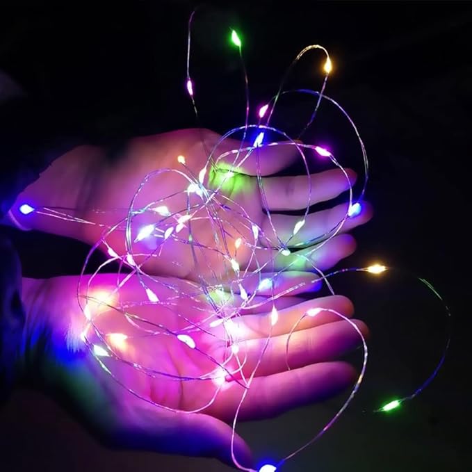SOCO 12 Pack Fairy Lights Battery Operated, 7ft 20 Led Mason Jar Lights, Waterproof Fireflynew