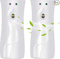 (2-Pack) Automatic Fragrance Dispenser | Automatic Air Freshener Spray Dispenser | Wall Mounted or Standing Aerosol Sprayer for Hotel Office Living Room Bathroom Commercial Place (White)