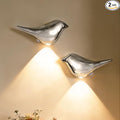 Motion Sensor wall Light: 1200mAh Rechargeable Wall Sconce Set of 2 Magnetic Stair Lights Indoor Wireless Wall Sconces Night Light for Kids Elderly Bedroom Hallway Home Decor (Silver)