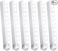 6 Pack Under Cabinet Light,Motion Sensor LED Lights with Magnetic 8 inch，Rechargeable Indoor Wireless Closet Lights for,Kitchen,Stairs Cabinet
