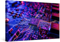 Digital Chip Pictures for Bedroom Wall Decor CPU Concept Prints Wall Art Circuit Board CPU Processor Wall Decor Home Decor Wall Art Canvas Framed Wall Hanging Decor Ready to Hang 20x28 INCH