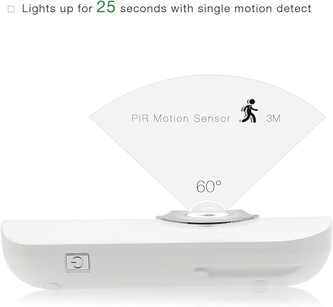 Sensky 3-in-1 Motion Sensor Night Light Plug in, Rechargeable Flashlight, Emergency Light for Bedroom, Bathroom, Living Room, Stairways, Hallways - Cool White