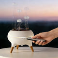 Upgrade Dynamic Jellyfish Diffuser, 250ML Cool Mist Humidifier with 7 Color-Changing Lights, Smoke Ring Effect, Remote Control and 4/8H Timer Setting for Home Bedroom Office Yoga,Auto Shut-Off