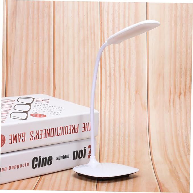 Three Stop Adjustable LED Desk Lamp Touch Control Eye Caring Light for Reading Study Portable Table Lamp White for Home and Office Use