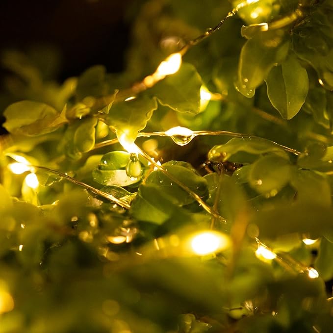 LED Fairy String Lights 200FT 600 LEDs Outside Indoor Plug in String Lights Waterproof Remote Control for Living Bed Room, Backyard, Patio, Garden, Porch, Wedding or Christmas Decorating