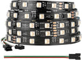 BTF-LIGHTING WS2814 IC RGBW RGB+Warm White (Similar WS2812B) Addressable DC24V 16.4FT 60LED/m 10pixel/m Flexible 4 Colors in 1 Dream Color LED Strip IP30 for Home Decor (No Adapter or Controller)