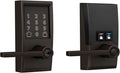 Schlage Encode Smart Wi-Fi Lock with Lever Handle, Touchscreen Keypad, Keyless Entry Door Lock, App Control, Alexa, Google Home and Airbnb Compatible, Aged Bronze, FE789WB CEN 716 LAT
