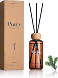 M&SENSE Reed Diffuser Set, Forest Mint Fir Scented 6.3 fl oz Natural Essential Oil Diffusers with Sticks, Non-Toxic Organic Air Freshener, Long-Lasting Fragrance Oils for Home Office Bathroom Bedroom