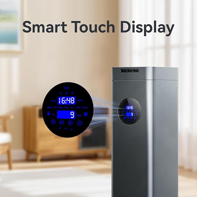 1500ml Scent Air Machine for Home, 4000 sq. ft Coverage Waterless Diffuser Essential Oil Diffuser Hotel Scent Diffuser Cold Air Nebulizer for Large Room Hotel Office (Titanium Gray)