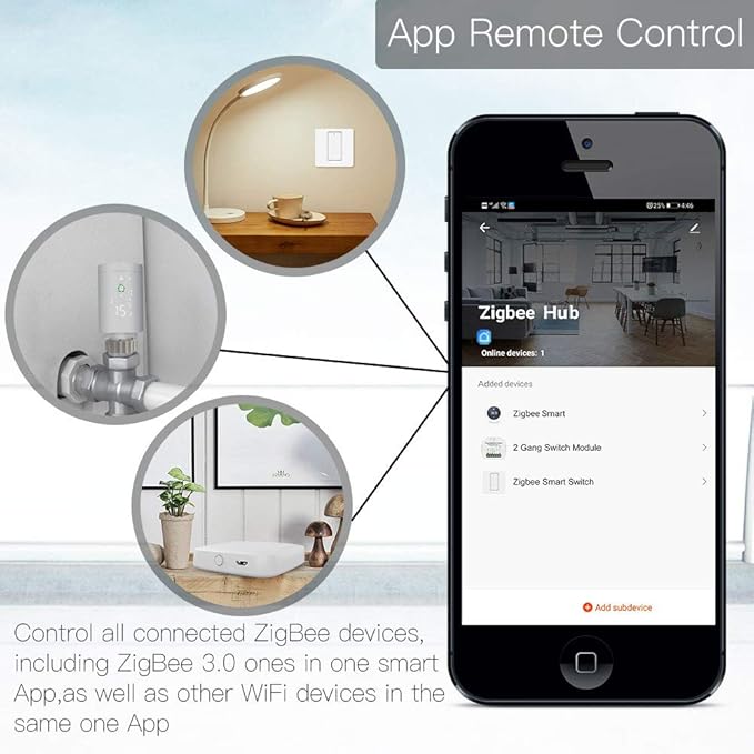 Window Motor APP Remote Control Timing Quiet Automatic Window Pusher Smart Chain Blinds Opener for Home Use (ZigBee Hub)