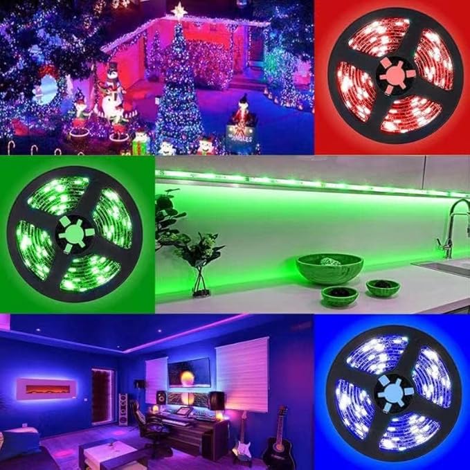LED Strip Lights Battery Powered,13.2FT Led Lights USB Powered for TV,5050 Multi-Color Changing Led Lights for Bedroom,Home Decoration,Party,Camping (4m)