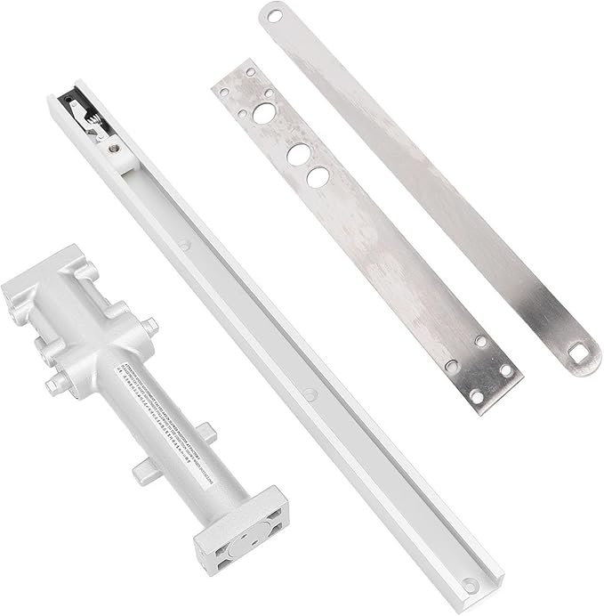 Automatic Door Closer Heavy Duty Adjustable Speed Hydraulic Spring Door Closer for Commercial Residential Use Aluminum Alloy 1100mm Width 40 65kg Capacity