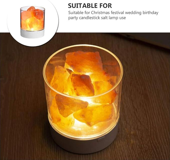 1pc USB Powered Adornment Naturally Shaped Light Decoration for Home Bedroom Office Yoga Room Soothing Anion Emitting for All Ages
