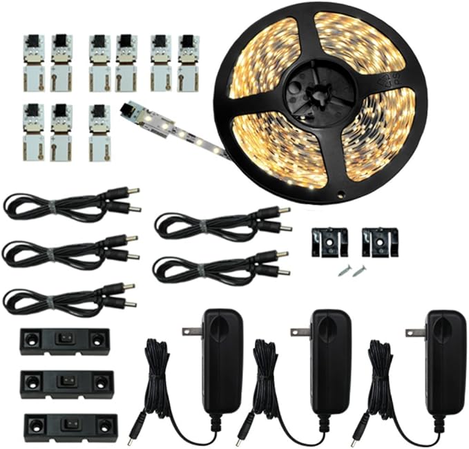 Inspired LED - Light Strip - Cut and Connect Kit - Super Bright Pure White 4200K - 39.5 ft / 12M - Strip Lighting LED - Dimmable led