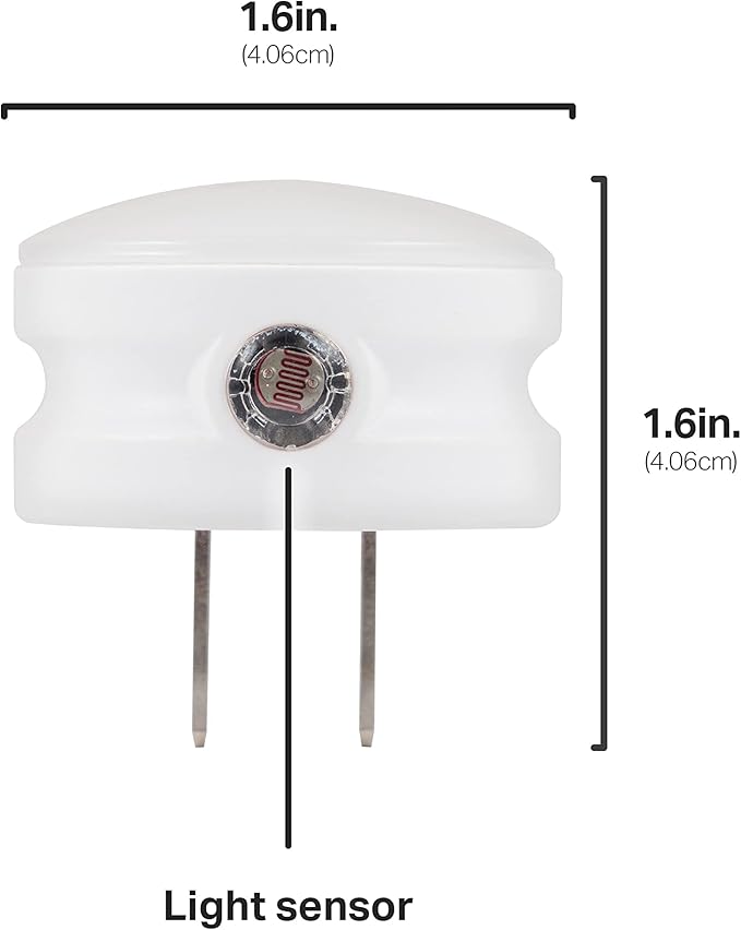 Lights by Night Plug In Night Light Bedroom Decor Apartment Essentials LED Lights Ambient Lighting Dusk to Dawn Sensor Nightlight Bathroom, 6 pack