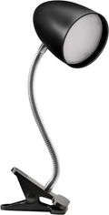 Clip on Light for Bed, Non-Dimmable Clip on Reading Light for Bed, 4000K Cool White, 3.5W 240 LM Desk lamp with clamp, Eye Protection, ETL Listed, Black