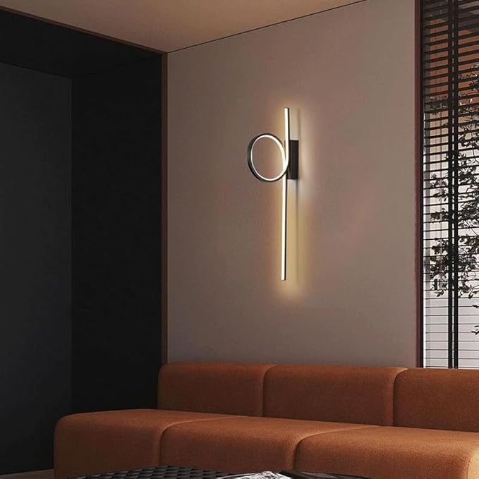 Minimalist Art Line Wall Light LED Modern Minimalist Background Decoration Fixture for Bedroom Study Hallway Corridor Stylish Atmosphere Lighting ﻿ ﻿