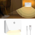 Motion Sensor Night Light, 2200mAh Rechargeable Stair Lights Indoor, 3000K, Link Mode, for Bedroom, Bathroom, Nursery, Stairs & Hallways