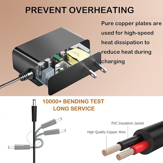 24V AC/DC Adapter Compatible with Sierra Modern Home Essential Oil Diffuser Humidifier Smart WiFi Wireless Aromatherapy 400ml Alexa Home App Voice Control LED Power Supply Cord Charger