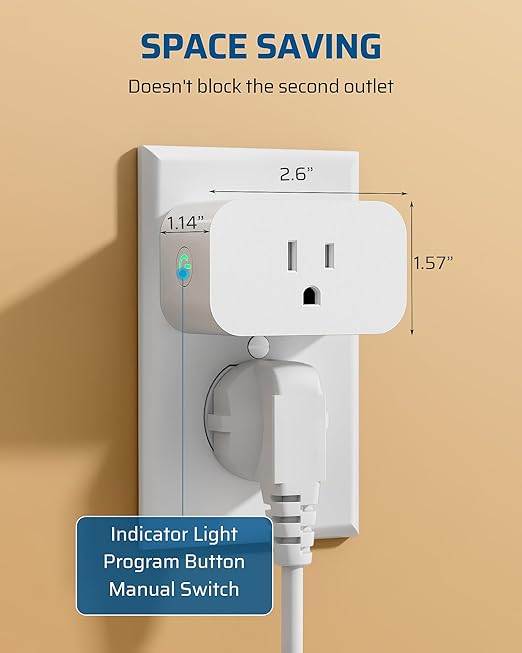 DEWENWILS Remote Control Outlet, Magnetic Wireless Light Switch, 100FT Decorator Rocker Wall Switch, Remote Outlet forLamps, Fans, Household Appliance, 15A/1875W, 2 Remote and 1 Outlet