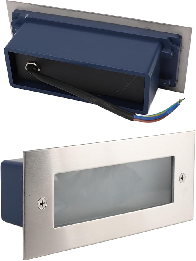 LED Step Light - Indoor Outdoor Aluminum Alloy Waterproof Embedded Stair Wall Light 85 to 265V