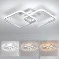 DELIPOP 23 Inch Dimmable Modern Ceiling Light, 36W 3000K/4500K/6000K Color Adjustable, Square Flush Mount Ceiling Light for Hallway Living Room Dining Room Bedroom