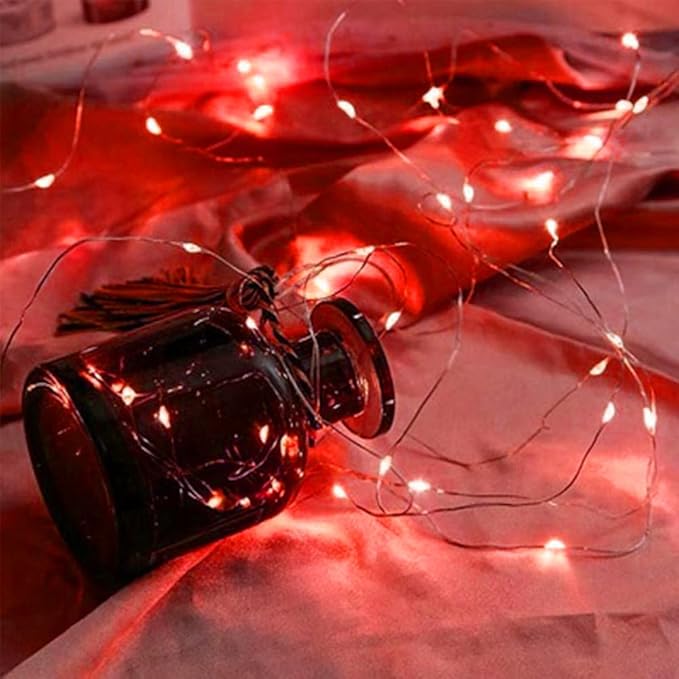 SOCO 16 Pack LED Fairy Lights Battery Operated - 10FT 30LED Copper Wire Mason Jar String Lights, IP65 Waterproof, Bendable for Indoor/Outdoor, Christmas, Wedding, Party, Camping Decor