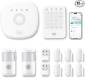 PGST Home Security Systems 12-Piece Kit (Newest Model),WiFi+GSM/4G with Mobile App Control and Alerts Wireless Smart Home or Business Security System,No Monthly Fees,Works with Alexa, Smart Life/Tuya