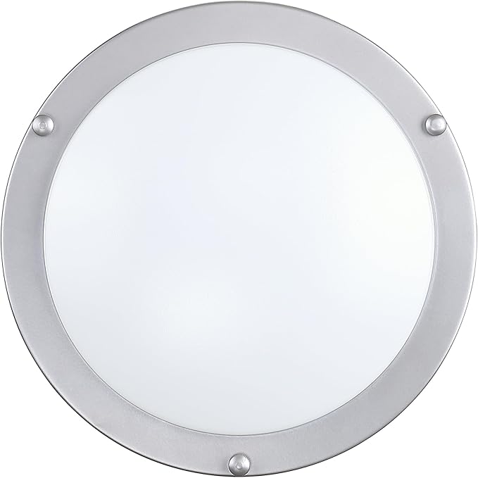 4 Pack 7.5 Inch Round Brushed Nickel Ceiling Light Fixture - Flush Mount LED Ceiling Lamp Set of Four 2700K/3000K/3500K/4000K/5000K Adjustable Brushed Nickel Bathroom LED Light for Bedroom 12W