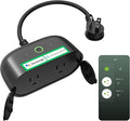 GHome Smart Outdoor Smart Plug, Smart Home Wi-Fi Outlet with 2 Sockets, IP64 Weather Resistance, Compatible with Alexa, Google Home & SmartThings, No Hub Required