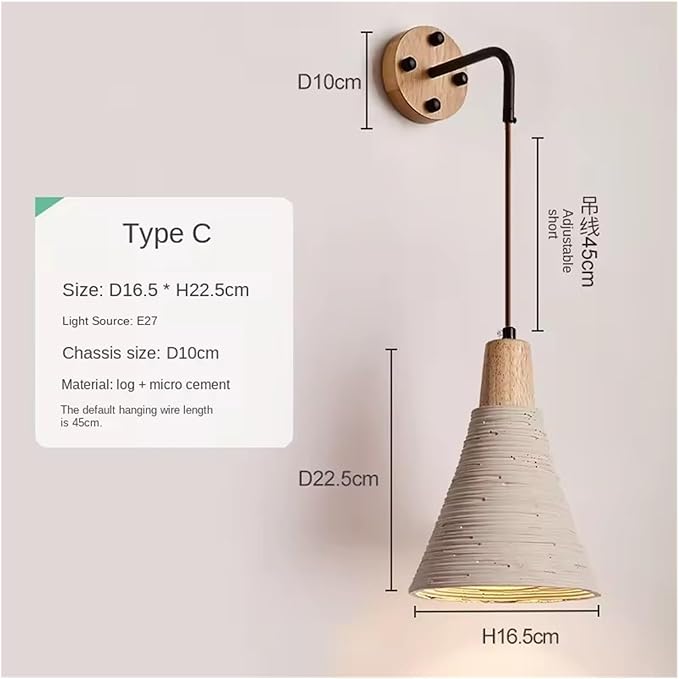 Bedroom Wall Lamp Led Bedside Atmosphere Creative Designer Personality Fashion Living Room Background,Elegant