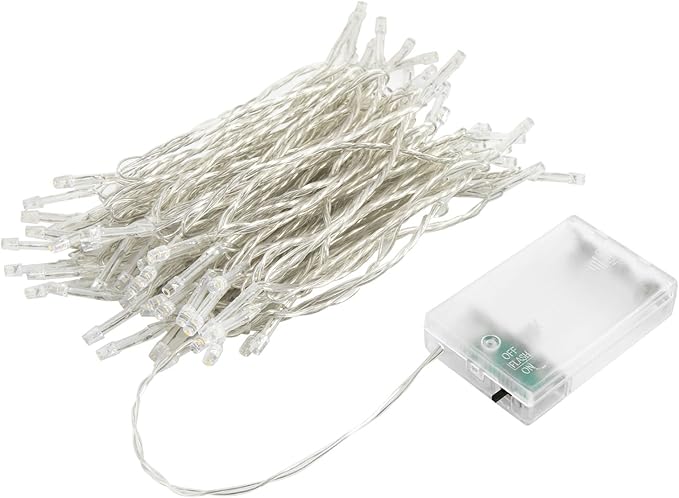 LED Fairy String Lights, 10M/32.8ft Decorative LED Firefly String Lights Garden Home Party Wedding Festival Decorations Crafting Battery Operated Lights, Warm White Includes Controller