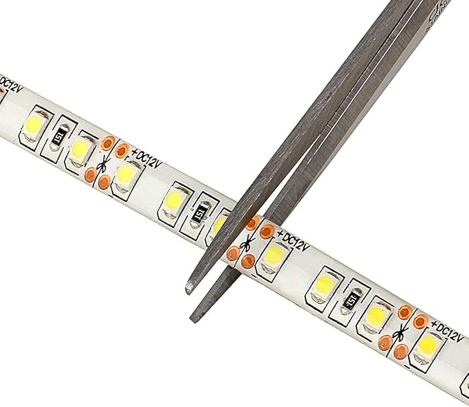 600 LEDs Light Strip Waterproof Cool White 7000K, SUPERNIGHT 16.4FT LED Rope Lighting Flexible Tape Decorate for Bedroom Boat Car TV backlighting Holidays Party (White)