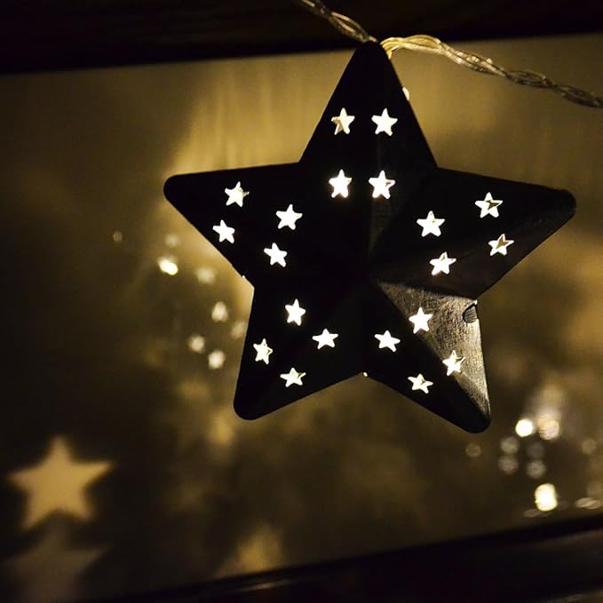 ACRAFT Twinkle Star String Lights Plug in Fairy Lights for Bedroom with End-to-end Connector Ambient Lighting Night Lights Nursery Light for Thanksgiving Decorations Christmas Lights