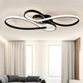 Modern LED Ceiling Light, Dimmable LED Chandelier Flush Mount Ceiling Lights,Flush Mount Ceiling Chandelierlight,fixtures for Dining Room Ceiling Living Room Bedroom (80 cm)