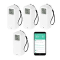 WiFi Smart Thermometer Hygrometer: Wireless Temperature Humidity Sensor with Notification Alert, Data Storage & Export, Calibrable Digital Temperature Monitor, Compatible with Alexa (4-PCS)