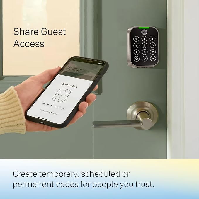 Yale Assure Lock 2 Plus Apple Home Keys Deadbolt (Tap to Open), Oil Rubbed Bronze Key-Free Smart Entry Door Lock with Wi-Fi Connected Touchscreen Keypad for Code Entry, YRD450-N-WF1-0BP