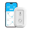 DAYBETTER 1PACK Smart Thermometer Hygrometer, 2.4G WiFi Indoor Temperature Humidity Sensor, Real Time App Notification, for Home Nursery Greenhouse, No Tuya Smartlife Magic Home Support