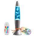 16" LED Liquid Motion Lamp with Remote Control – 17 Color Changing Decorative Mood Light for Bedroom, Living Room or Office – Dynamic Retro Sensory Lamp with 4 Modes for Relaxing Ambient Lighting