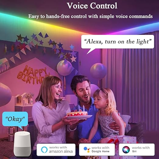 LANBON L8 LCD Smart Light Strip Switch, with 32.8FT LED Strip Lights, 2.4G WiFi Wall Touchscreen Switch Support to DIY Brightness/Colors, Compatible with Alexa/Google Home, APP Remote Control, L8-HLS