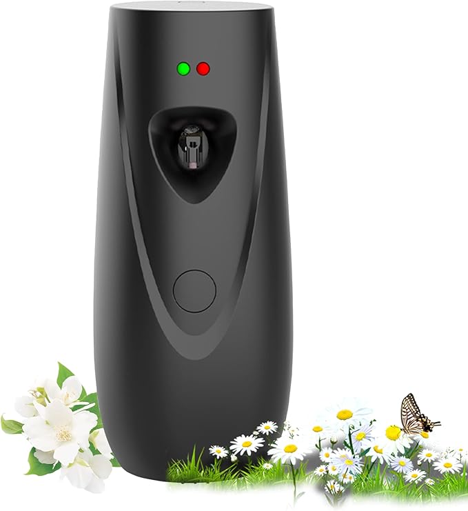 Automatic Air Freshener Dispenser, Wall Mounted/Standing Air Freshener Spray Dispenser, Aerosol Fragrance Dispenser is Suitable for Hotel, Bedroom, Bathroom,Office, Commercial Place(White-03)