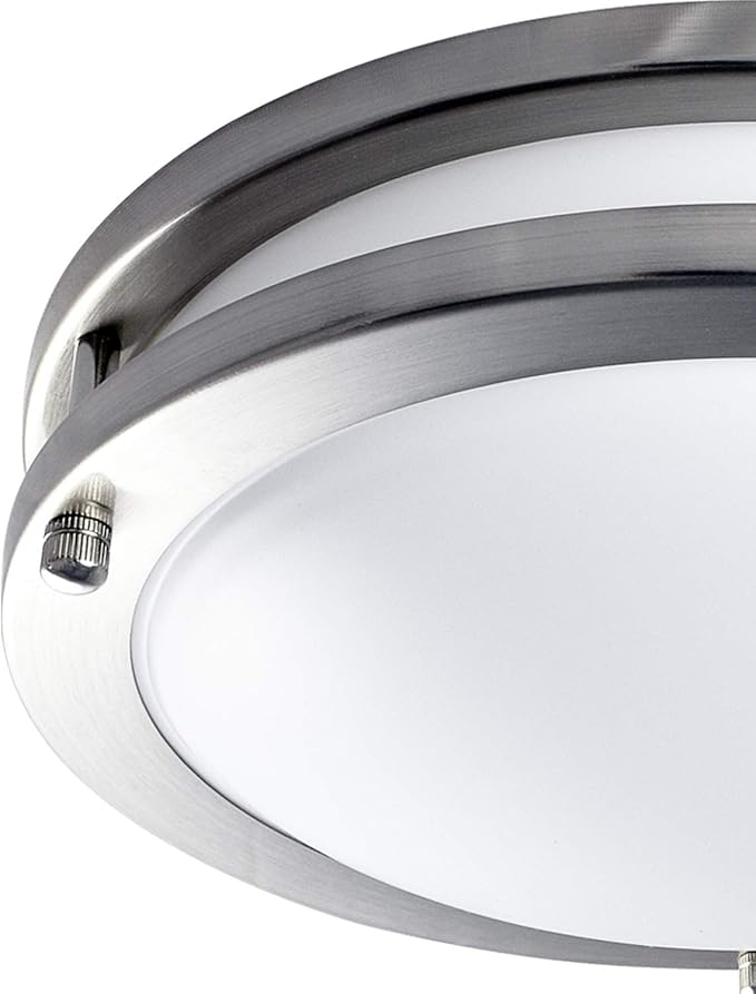 LUXRITE 10 Inch LED Flush Mount Ceiling Light, CCT Color Temperature Selectable 2700K | 3000K | 3500K | 4000K | 5000K, Dimmable Ceiling Light Fixture, 14W, 1050 Lumens, Energy Star, ETL Listed